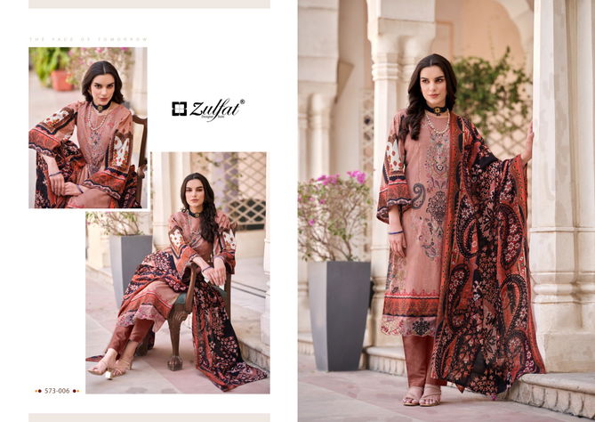 Gulrez Vol 3 By Zulfat Printed Cotton Dress Material Wholesale Clothing Suppliers In Mumbai
